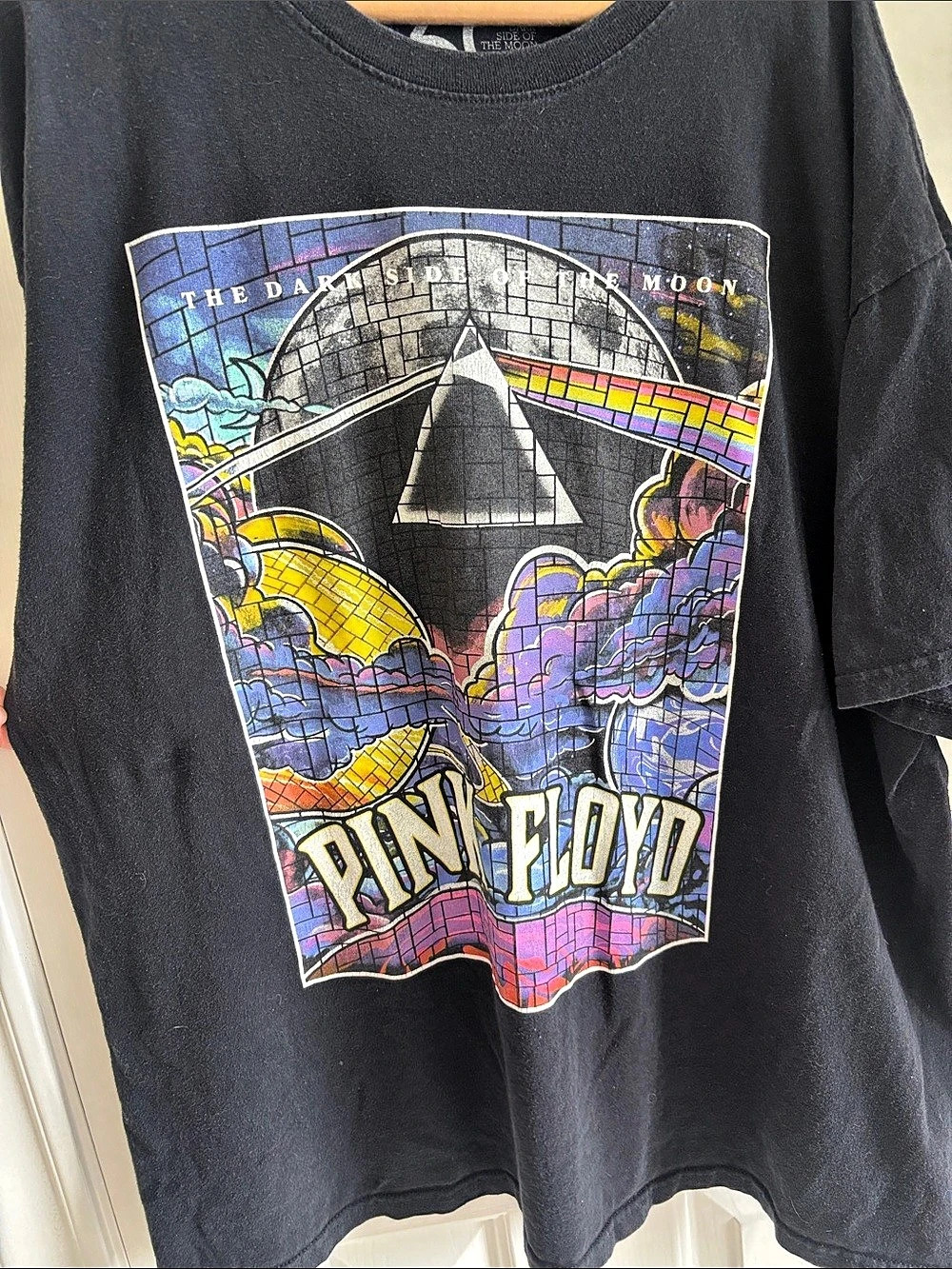 Pink Floyd The Dark Side of the Moon Graphic Tee Black 2XL